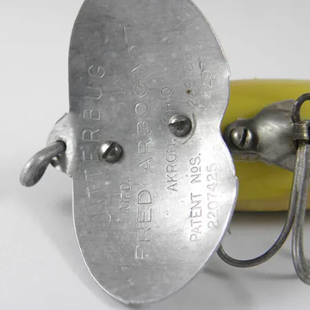 Fred Arbogast Jitterbug Oppervlaktekunstaas, Baars, 10g, Vintage, #0799