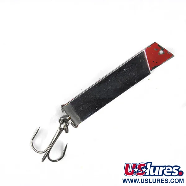 South Bend Super-Duper 509 Lepel, Nikkel / Rood, 11g, U-vorm, #0819