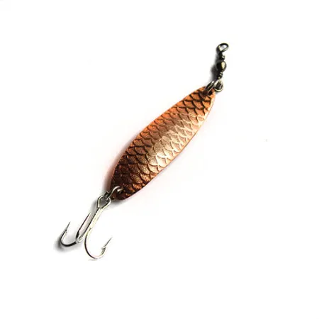 Dymara SLIM Lepel, Copper / Orange, 8g, Geëtste Schubben, #0837