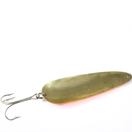 Eppinger Dardevle Lepel, Wit/Oranje/Messing, 28g, Messing, #0858