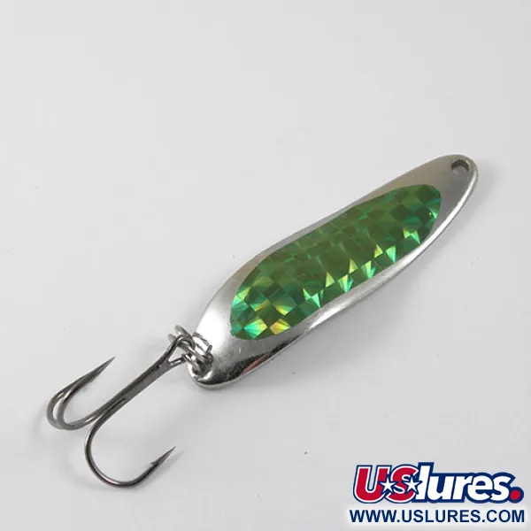 Dardevle Cop-E-Cat 7300 Lepel, Nikkel/Groen, 10g, Honingraat, #0874