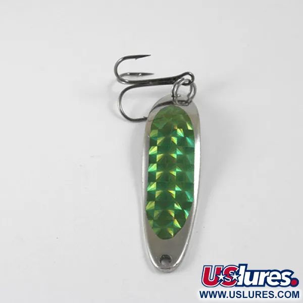 Dardevle Cop-E-Cat 7300 Lepel, Nikkel/Groen, 10g, Honingraat, #0874