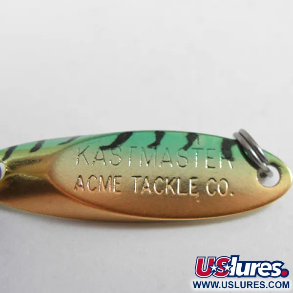 Acme Kastmaster Lepel, Fire Tiger, 3,5g, Gepolijst Messing, #0882