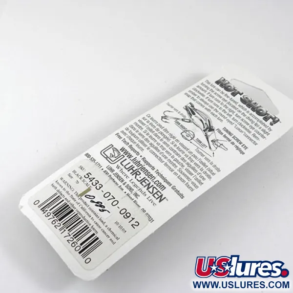 Luhr Jensen Hot Shot 70 Kunstaas, Black Scale, 1.6g, Vintage, #0885