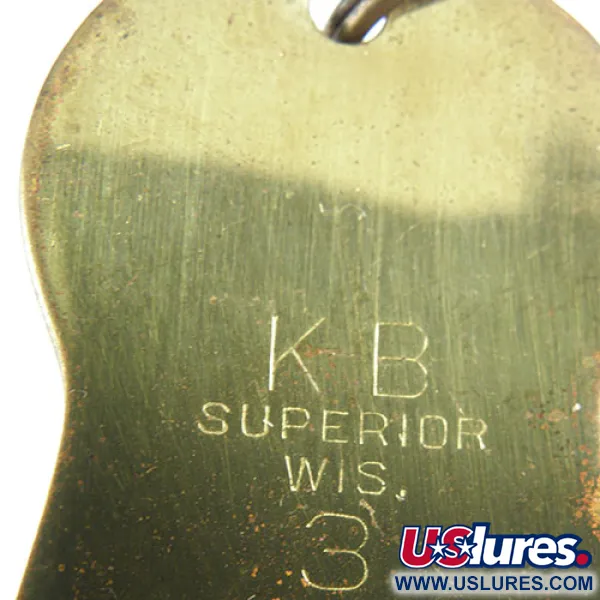 K-B Bait K-B Spoon Lepel, Messing, 25g, Gehamerd oppervlak, #0891