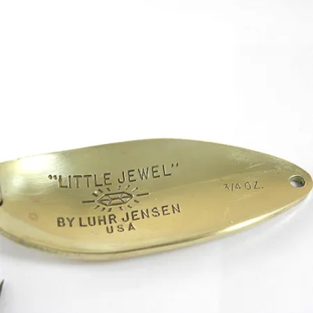 Luhr Jensen Little Jewel Lepel, Messing, 21g, Vintage, #0918
