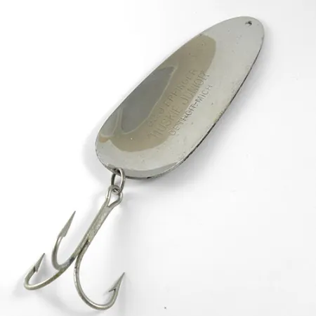 Dardevle Huskie Junior Lepel, Zwart/Wit/Nikkel, 58g, #0919