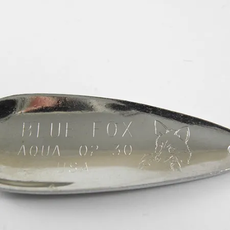 Blue Fox Strobe Aqua Lepel, Wit / Zwart, 10g, USA, #0921