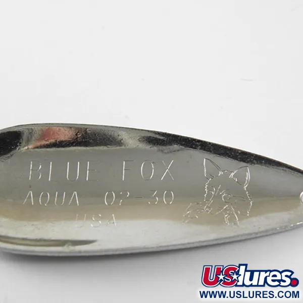 Blue Fox Strobe Aqua Lepel, Wit / Zwart, 10g, USA, #0921