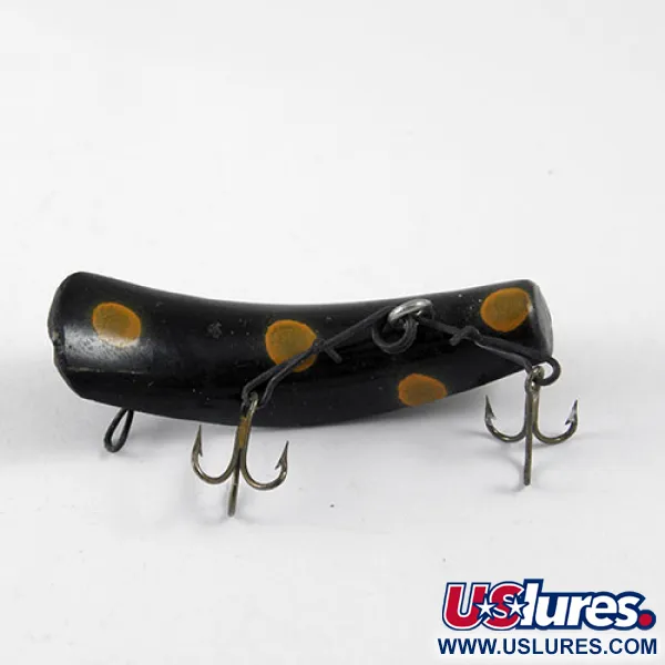 Worden's Lures Flatfish F6 Plug, Geel / Zwart, 3g, #0930