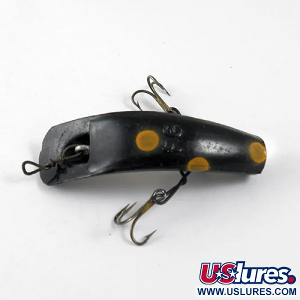 Worden's Lures Flatfish F6 Plug, Geel / Zwart, 3g, #0930