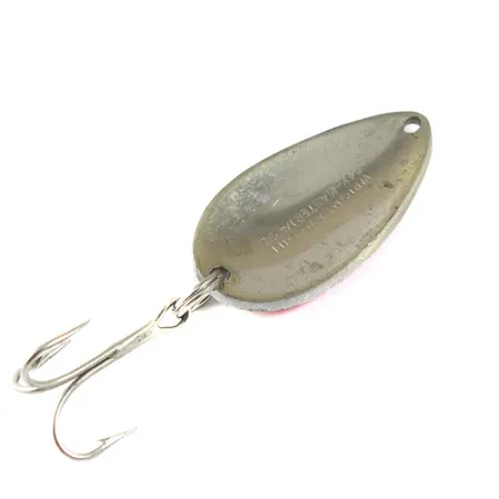 Wright & McGill Pay-Master Lepel, Rood/Wit/Nikkel, 7g, Vintage, #0941