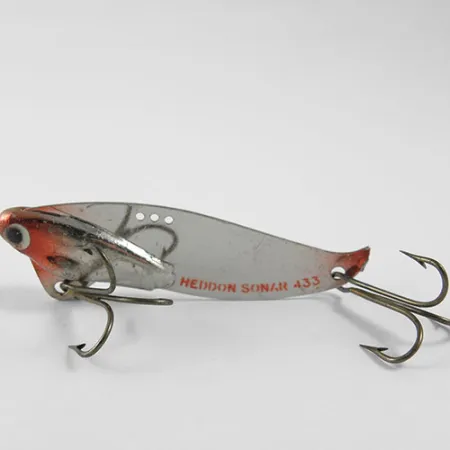 Heddon Sonar 433 Blade Bait, Nikkel / Rood, 14g, USA, #0945