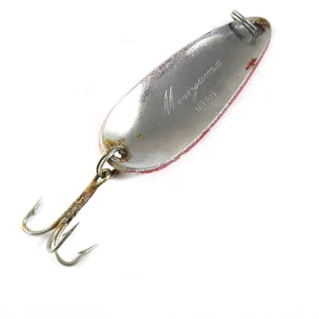 Moriyama Lepel, Rood / Wit / Nikkel, 7,5g, Vintage Model, #0946