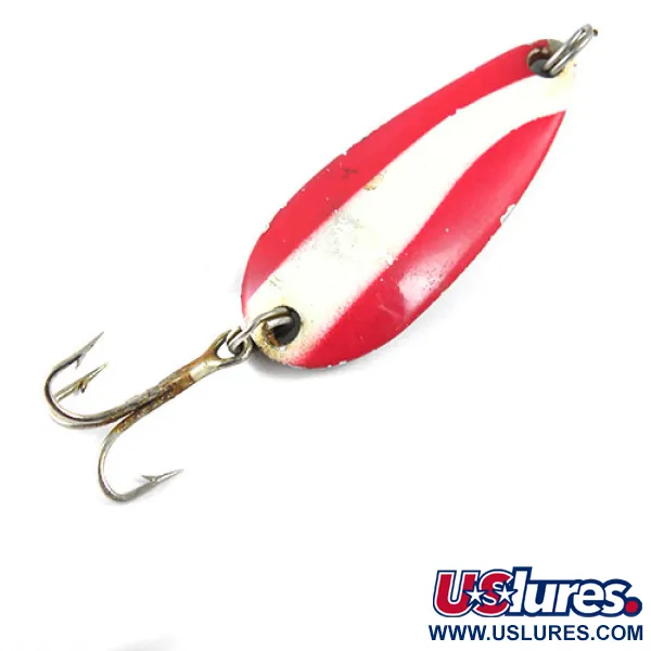 Moriyama Lepel, Rood / Wit / Nikkel, 7,5g, Vintage Model, #0946