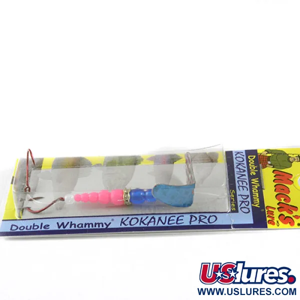 Mack's Lure Double Whammy Trolling Rig, Lichtblauw / Roze, 2g, #0960
