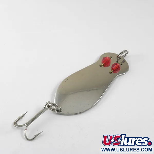 Herter's Waseca Lepel, Nikkel / Rode Ogen, 14g, #0967