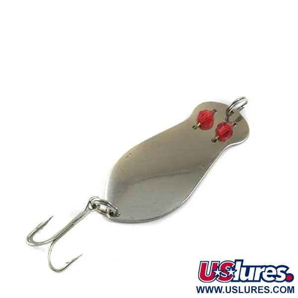 Herter's Waseca Lepel, Nikkel / Rode Ogen, 14g, #0967