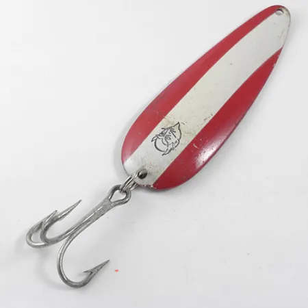 Eppinger Dardevle Lepel, Rood/Wit/Nikkel, 28g, #0969