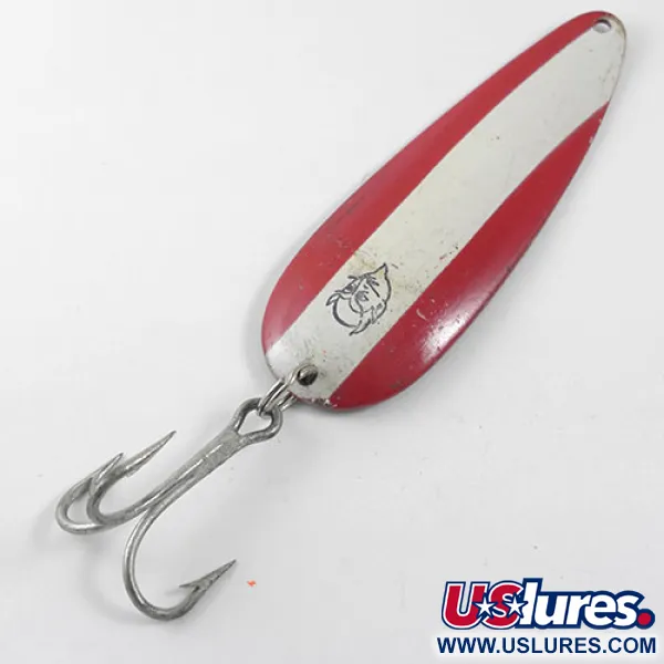 Eppinger Dardevle Lepel, Rood/Wit/Nikkel, 28g, #0969