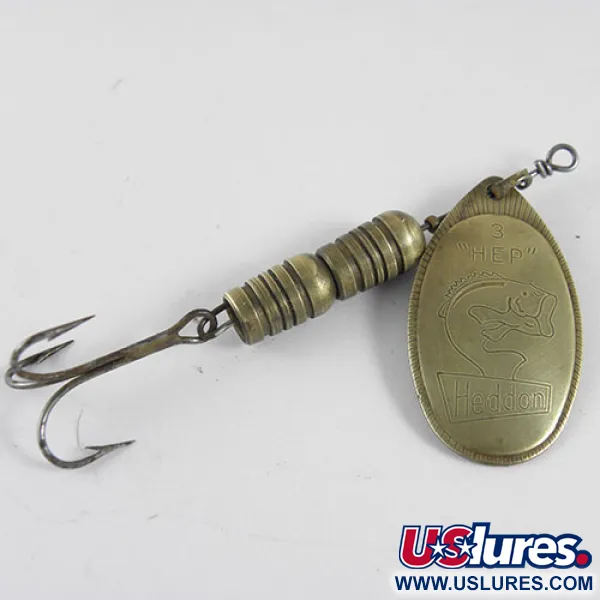 Heddon HEP 3 Spinner, Messing, 6,5g, Vintage, #0991