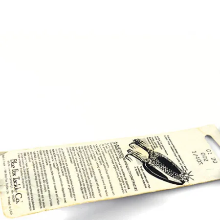 Blue Fox Pixee Lepel, Nickel / Orange, 14g, Kuitzak-inzet, #1008