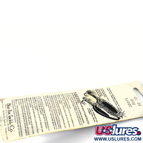 Blue Fox Pixee Lepel, Nickel / Orange, 14g, Kuitzak-inzet, #1008