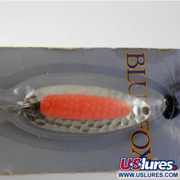 Blue Fox Pixee Lepel, Nikkel / Oranje, 7g, Kuitzak-inzet, #1009