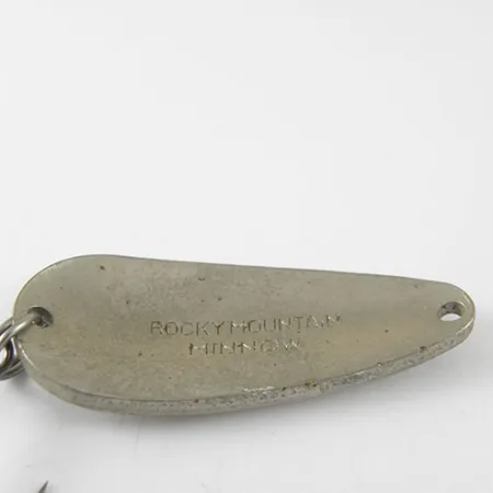 Rocky Mountain minnow Lepel, Nikkel / Blauw, 10g, Vintage, #1012