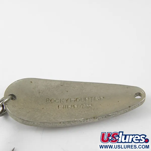 Rocky Mountain minnow Lepel, Nikkel / Blauw, 10g, Vintage, #1012