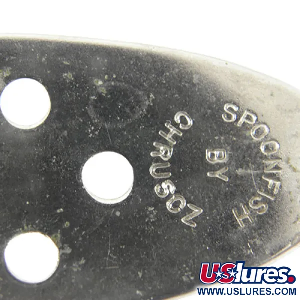 Chruscz Spoonfish Lepel, Nikkel, 28g, geperforeerd, #1018