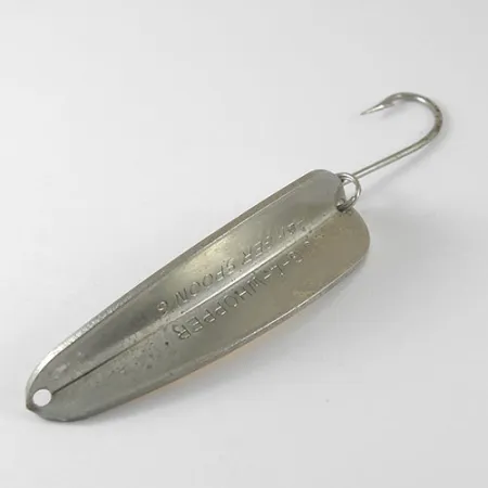 HT Enterprises Jig-A-whooper Hawgler spoon #6 Lepel, Zilver, 21g, #1019