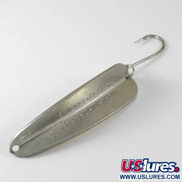 HT Enterprises Jig-A-whooper Hawgler spoon #6 Lepel, Zilver, 21g, #1019