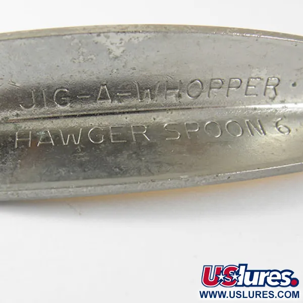 HT Enterprises Jig-A-whooper Hawgler spoon #6 Lepel, Zilver, 21g, #1019