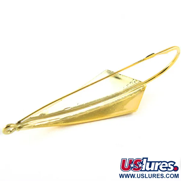 Rebel Weedless ArrowHead Wiervrije Lepel, Goud, 14g, verguld, #1023