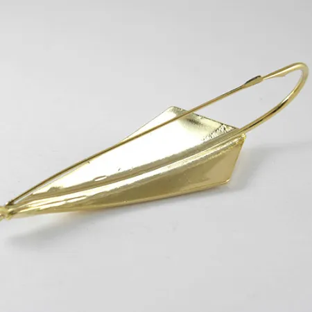 Rebel Weedless ArrowHead Wiervrije Lepel, Goud, 14g, verguld, #1023