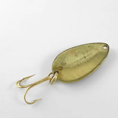 Wright & McGill Pay-Master Lepel, Geel/Zwart/Messing, 7g, #1054