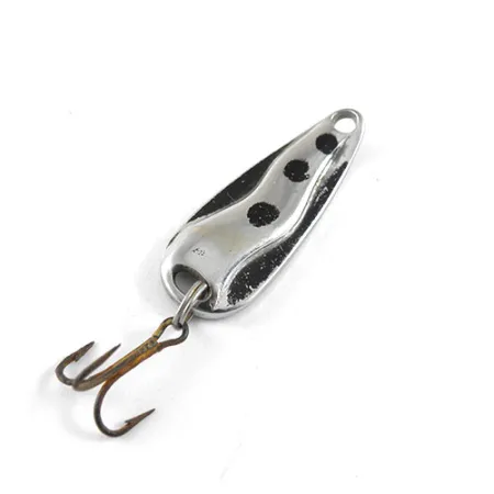 Luhr Jensen Hot Shot W Lepel, Nikkel / Zwart, 4.5g, #1055