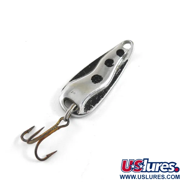 Luhr Jensen Hot Shot W Lepel, Nikkel / Zwart, 4.5g, #1055