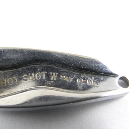 Luhr Jensen Hot Shot W Lepel, Nikkel / Zwart, 4.5g, #1055