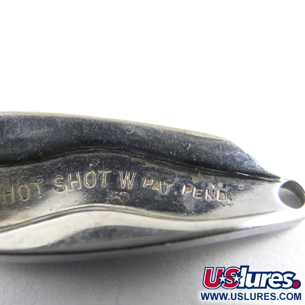 Luhr Jensen Hot Shot W Lepel, Nikkel / Zwart, 4.5g, #1055