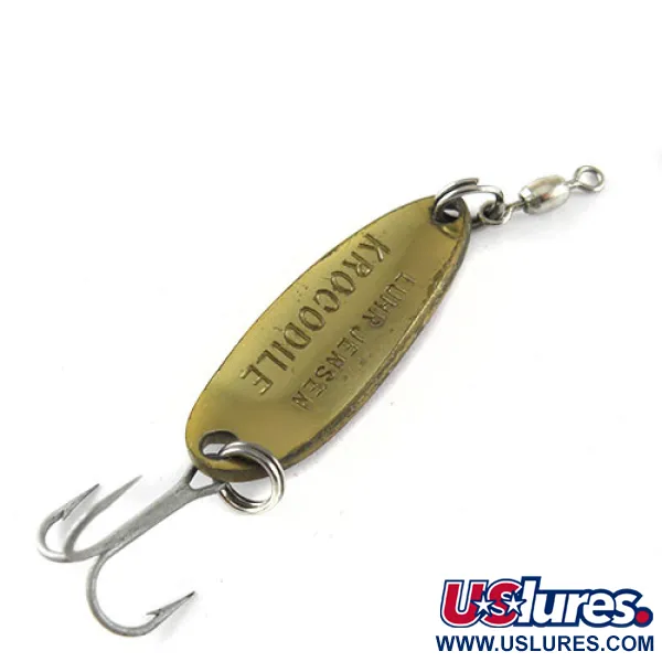 Luhr Jensen Krocodile Lepel, Forel / Messing, 6g, Messing, #1065
