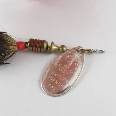 Mepps Aglia 2 dressed Spinner, Nikkel, 4.7g, Eekhoornhaar, #1083