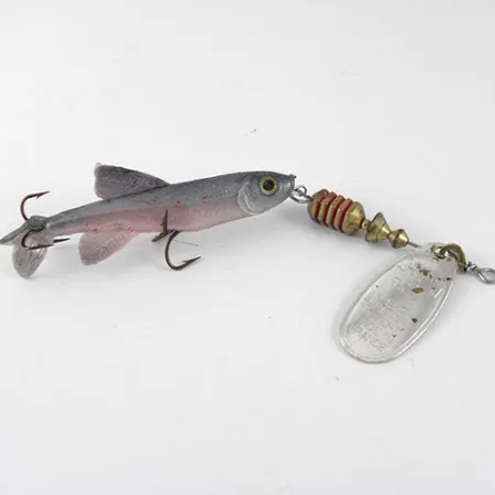Mepps 3 Comet Mino, Nikkel, 9g, softbait minnow, #1086