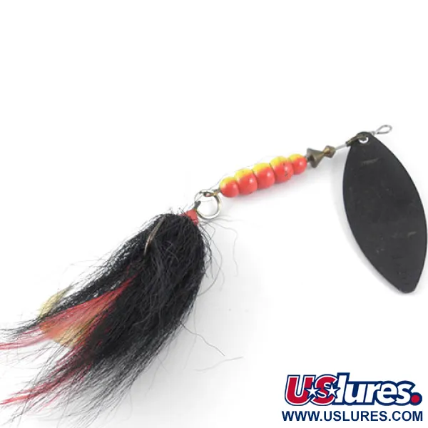 Mepps Giant Killer Spinner, Zwart/Hologram, 30g, Wilgenblad, #1088