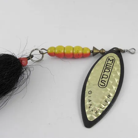 Mepps Giant Killer Spinner, Zwart/Hologram, 30g, Wilgenblad, #1088