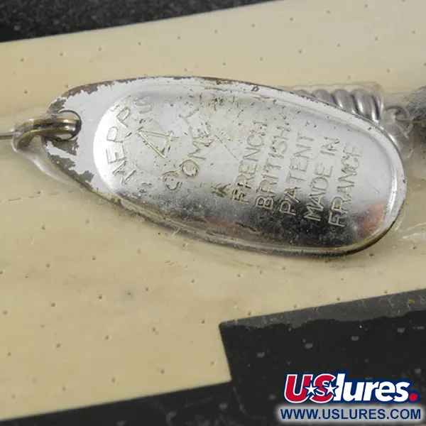 Mepps 3 Comet (with soft bait) Spinner, Nikkel, 17g, Vintage, #1093