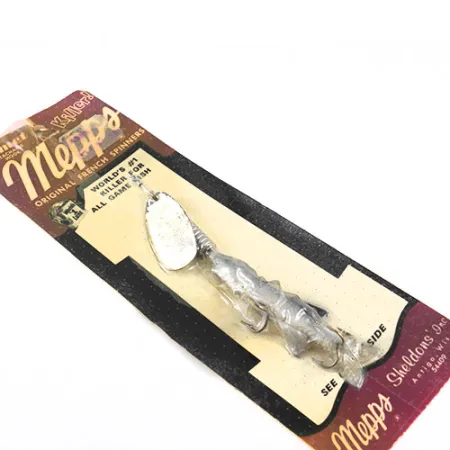 Mepps 3 Comet (with soft bait) Spinner, Nikkel, 17g, Vintage, #1093