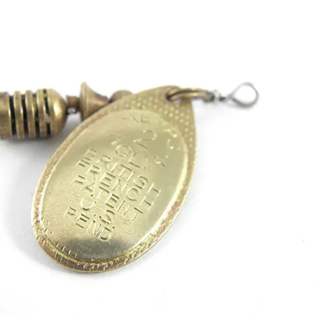 Mepps Aglia 2 Spinner, Messing, 4.5g, Origineel Ontwerp, #1098