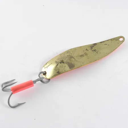 Mepps Syclops 2 Lepel, Oranje / Messing, 17g, S-vorm, #1106